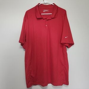 Nike Golf Tour Performance Red Polo Shirt XXL